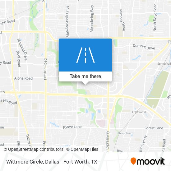 Mapa de Wittmore Circle