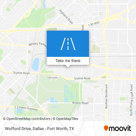 Wofford Drive map