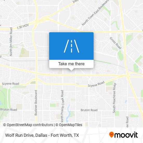 Mapa de Wolf Run Drive