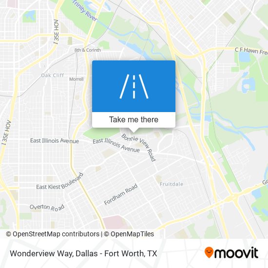 Wonderview Way map