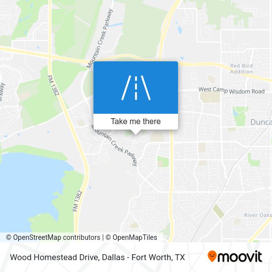 Wood Homestead Drive map