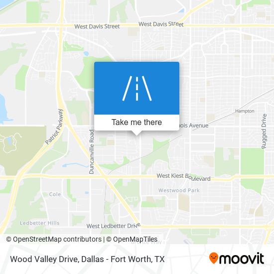 Wood Valley Drive map
