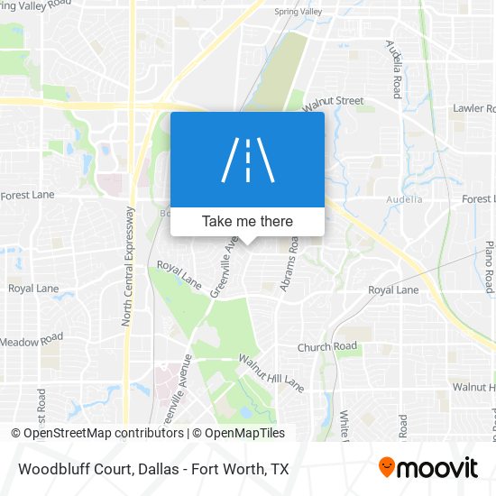 Woodbluff Court map