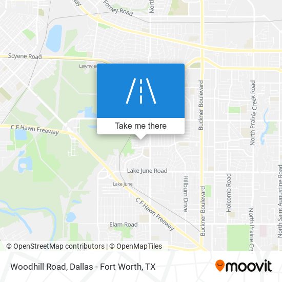 Woodhill Road map