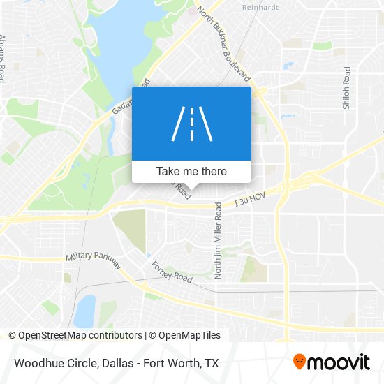 Woodhue Circle map