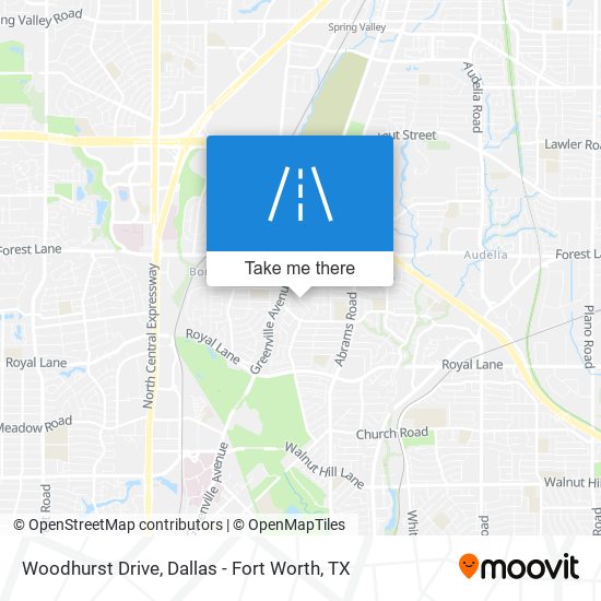 Woodhurst Drive map