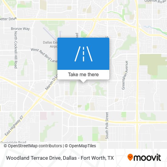 Mapa de Woodland Terrace Drive