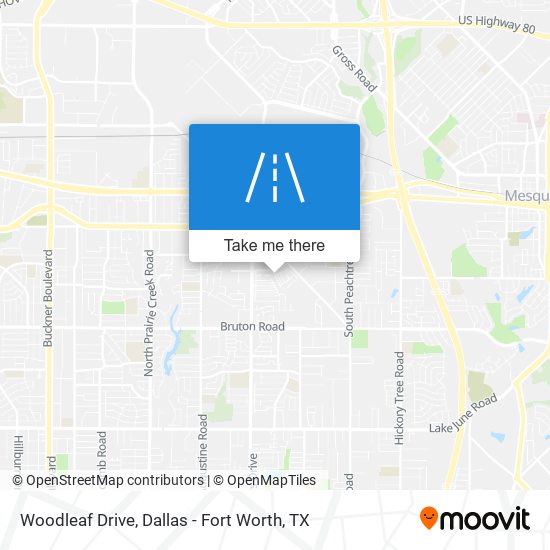 Woodleaf Drive map