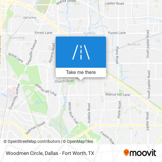 Mapa de Woodmen Circle