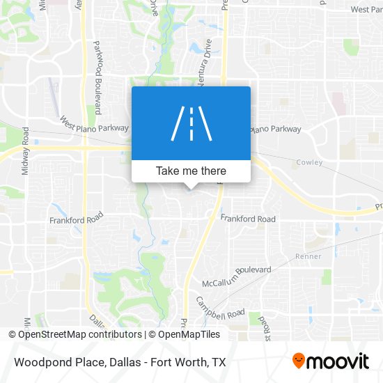Woodpond Place map
