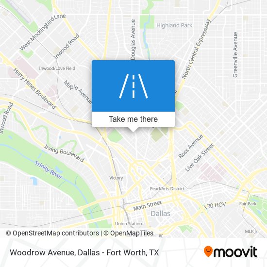 Mapa de Woodrow Avenue