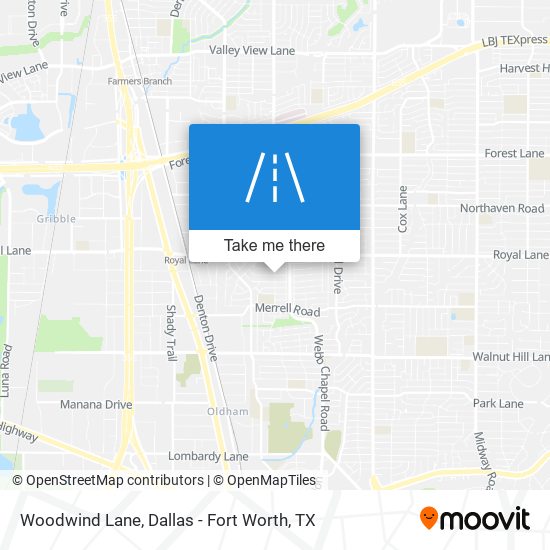 Woodwind Lane map