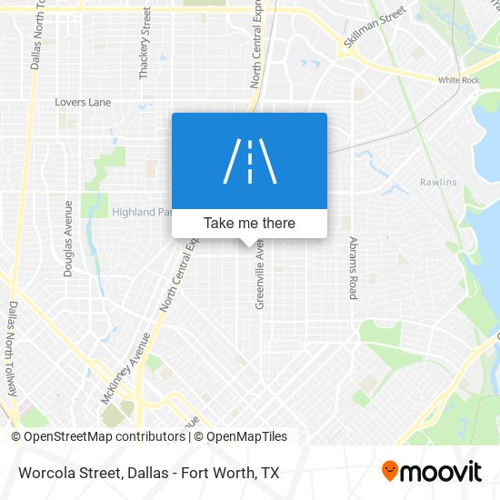 Worcola Street map