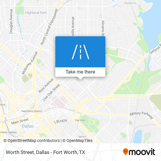 Mapa de Worth Street