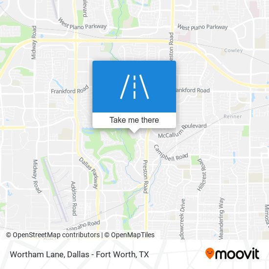 Wortham Lane map