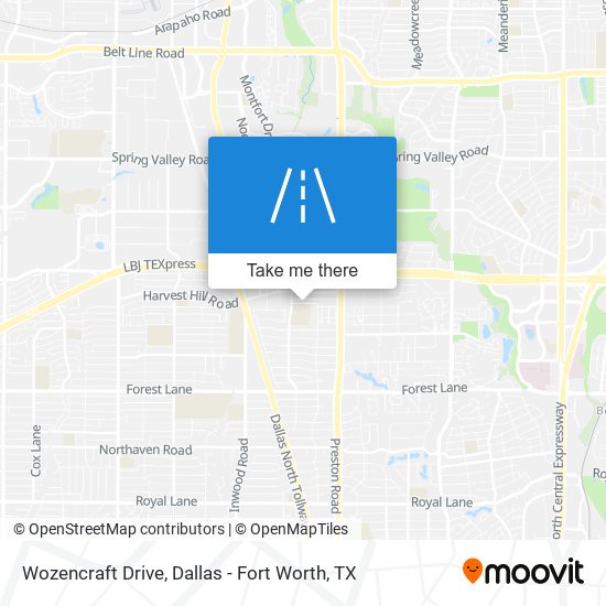 Wozencraft Drive map