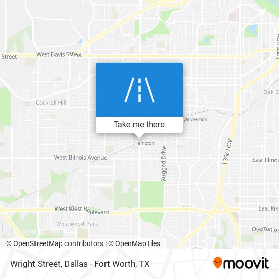 Wright Street map