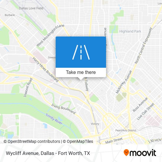 Mapa de Wycliff Avenue