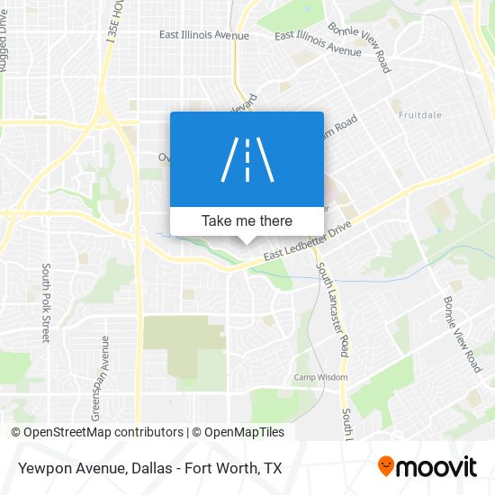 Yewpon Avenue map