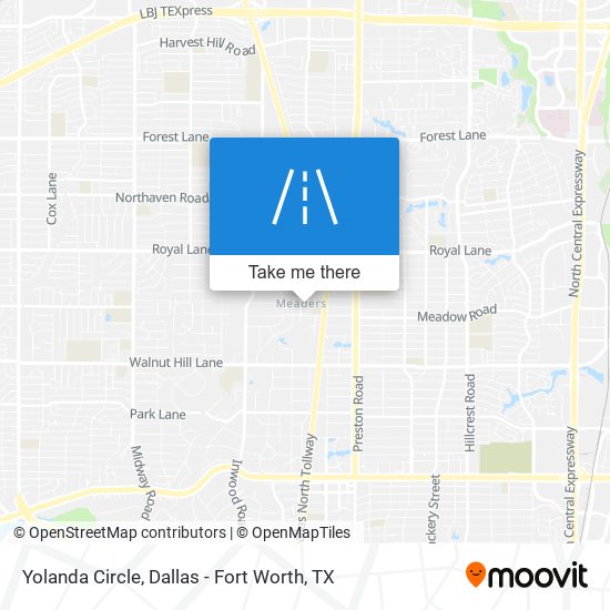 Mapa de Yolanda Circle