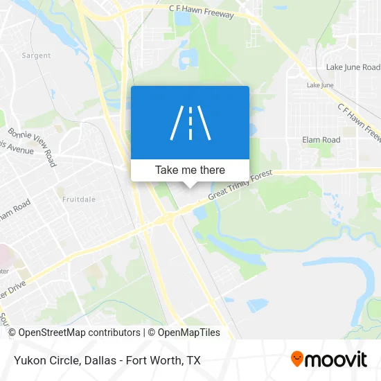 Yukon Circle map