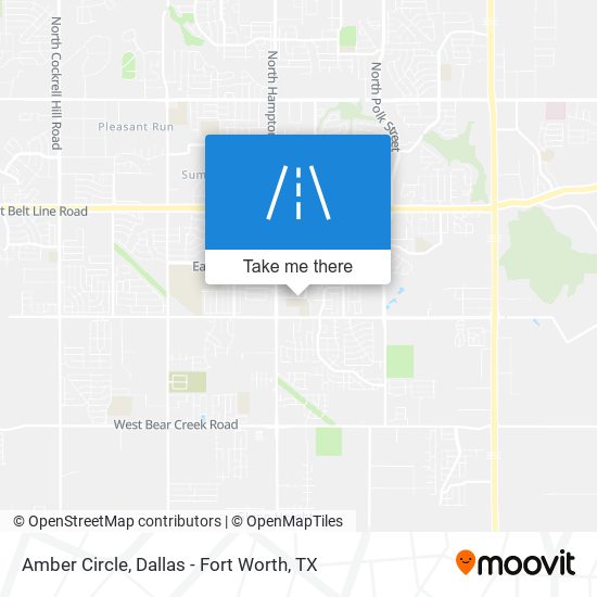 Amber Circle map