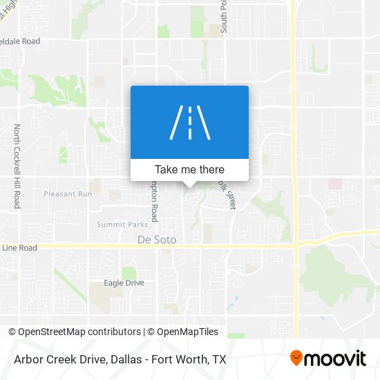 Arbor Creek Drive map