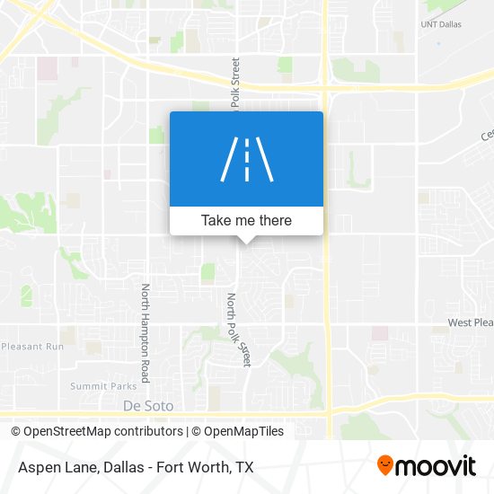 Aspen Lane map