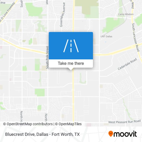 Bluecrest Drive map