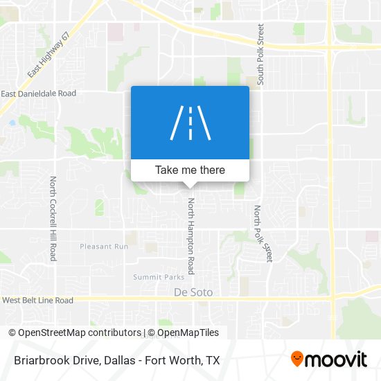 Briarbrook Drive map