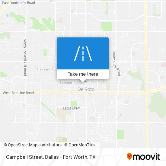 Campbell Street map