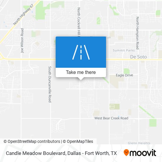 Candle Meadow Boulevard map