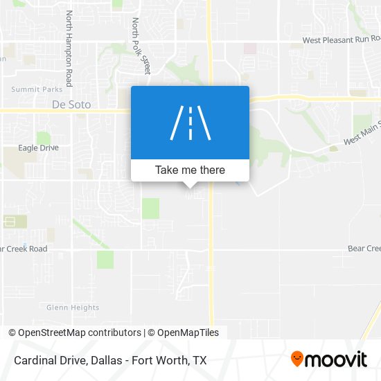 Mapa de Cardinal Drive