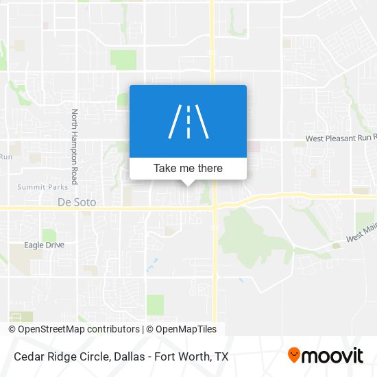 Cedar Ridge Circle map