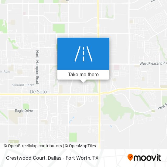 Mapa de Crestwood Court