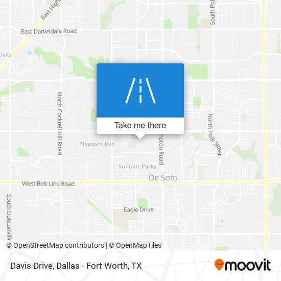 Davis Drive map