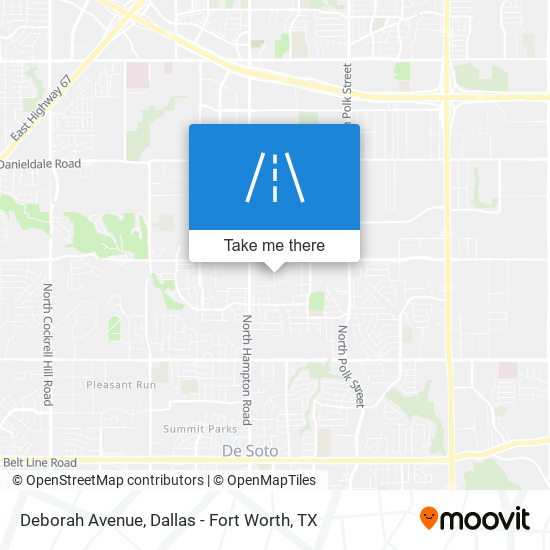 Deborah Avenue map