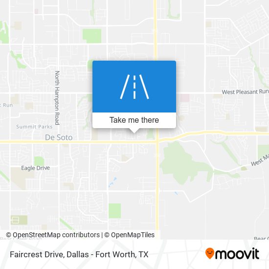 Faircrest Drive map