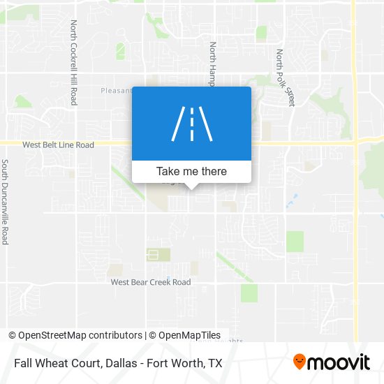 Fall Wheat Court map