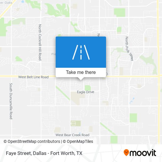 Faye Street map