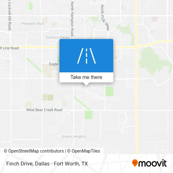 Finch Drive map