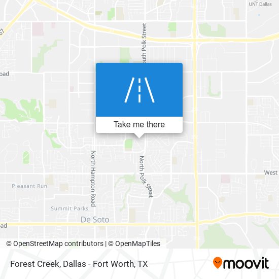 Forest Creek map