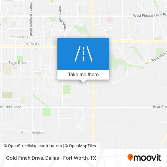 Mapa de Gold Finch Drive