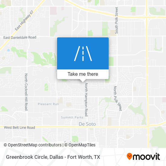 Greenbrook Circle map