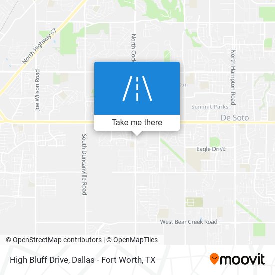 High Bluff Drive map