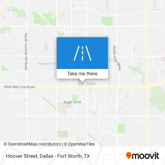 Hoover Street map