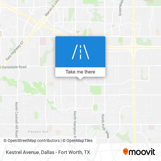 Kestrel Avenue map