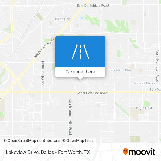 Lakeview Drive map