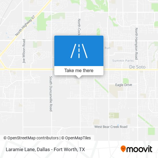 Mapa de Laramie Lane