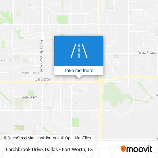 Mapa de Larchbrook Drive